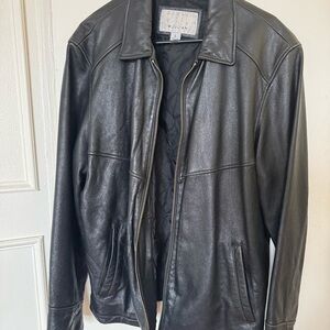 Vintage Wilsons Leather Men's Black Jacket